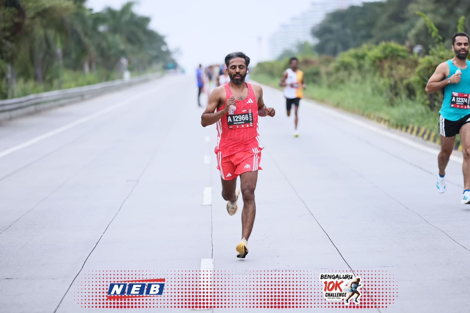 Coach Vikas Srinivasan racing the Bengaluru 10K Challenge 2026