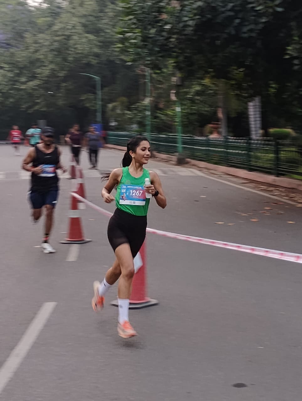 Devangi Purkayastha racing the TCS World 10K Bengaluru 2026